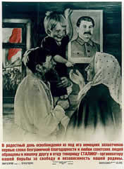 Family and Picture of Stalin